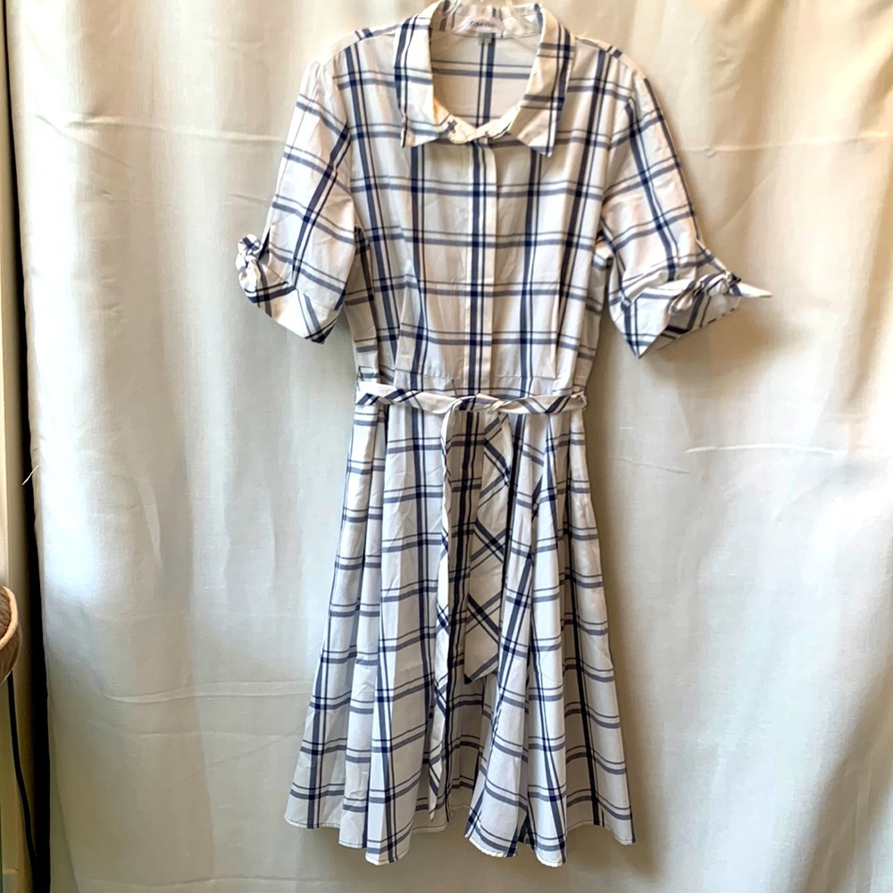 Calvin Klein cotton blend dress